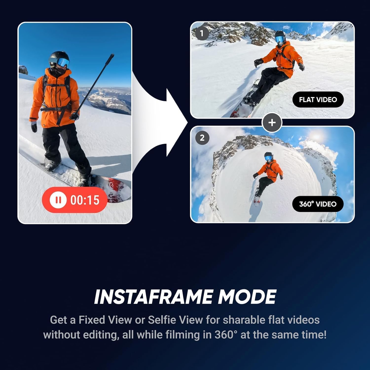 Insta360 X5 Bullet Time Bundle-8K Waterproof 360 Action Camera with 1/1.28" 48MP Sensors, 8K 360 HDR Video, 72MP 360 Photo, 4K Single-Lens |Bundle Includes Bullet Time, Lens Cap (No Card)