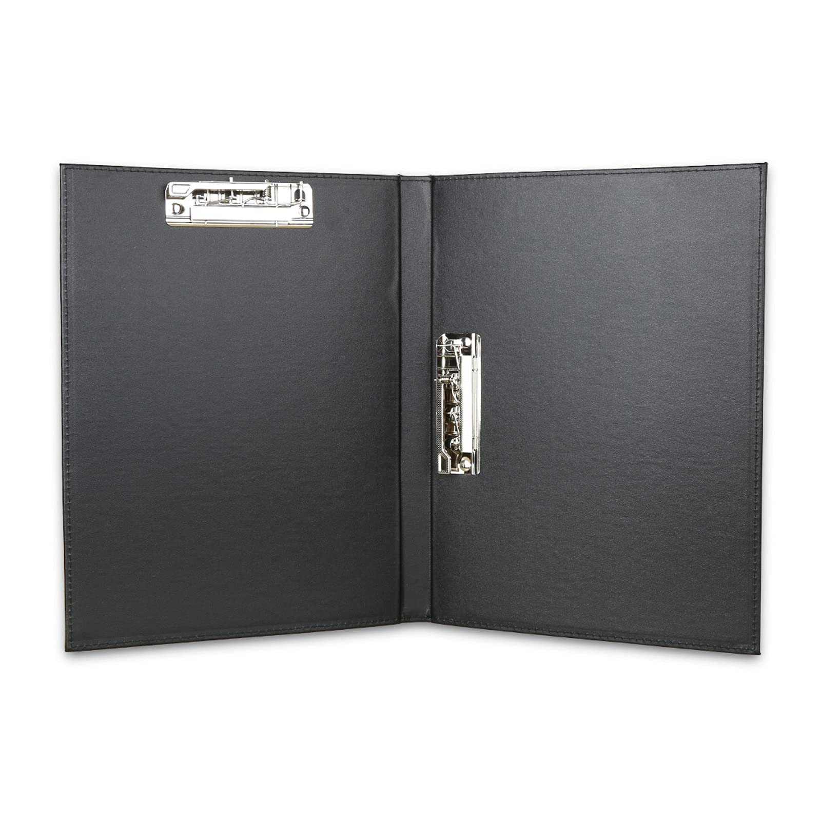 Buste per archiviazione 5 confezioni A4 e cartella di copertura di dimensioni lettere con doppio metallo clip da dati ordinamento raccoglitore raccoglitore record scrittura tampone in pelle clipboard