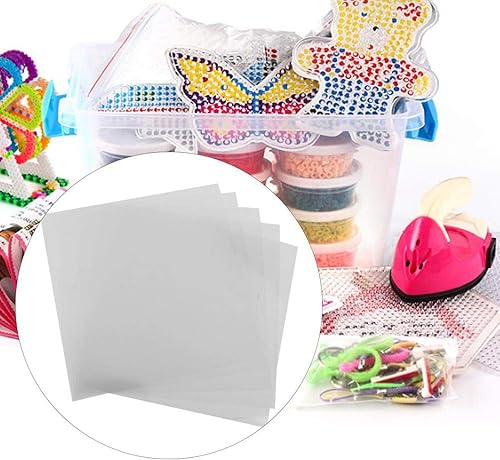 Miniatura 2 de Papel de planchado de cuentas de fusible, papel de planchado termoestable, accesorios para cuentas de niños (10 unidades)