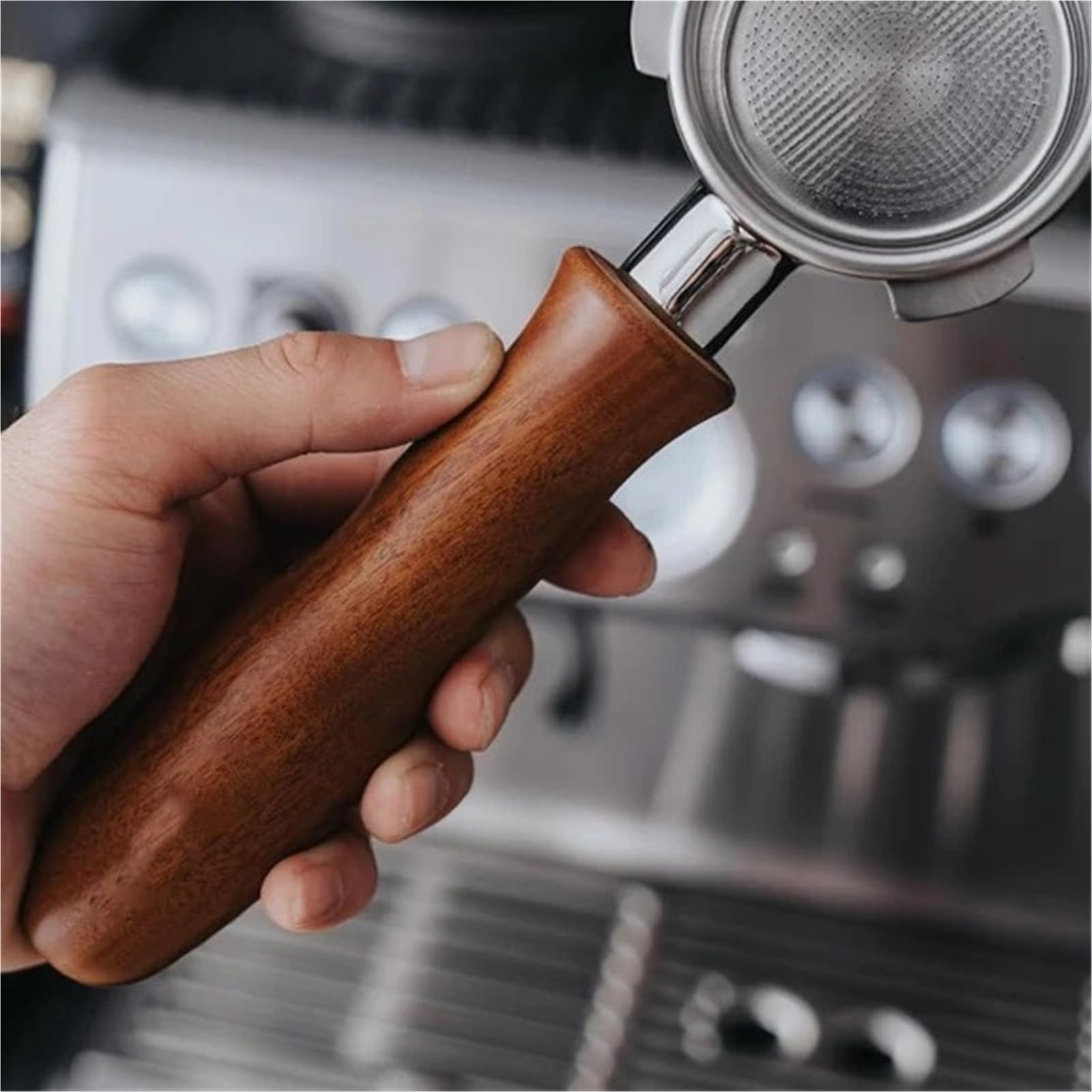 1 unidad de portafiltro repuesto for cafetera espresso, compatible con accesorios for máquinas café(58mm)