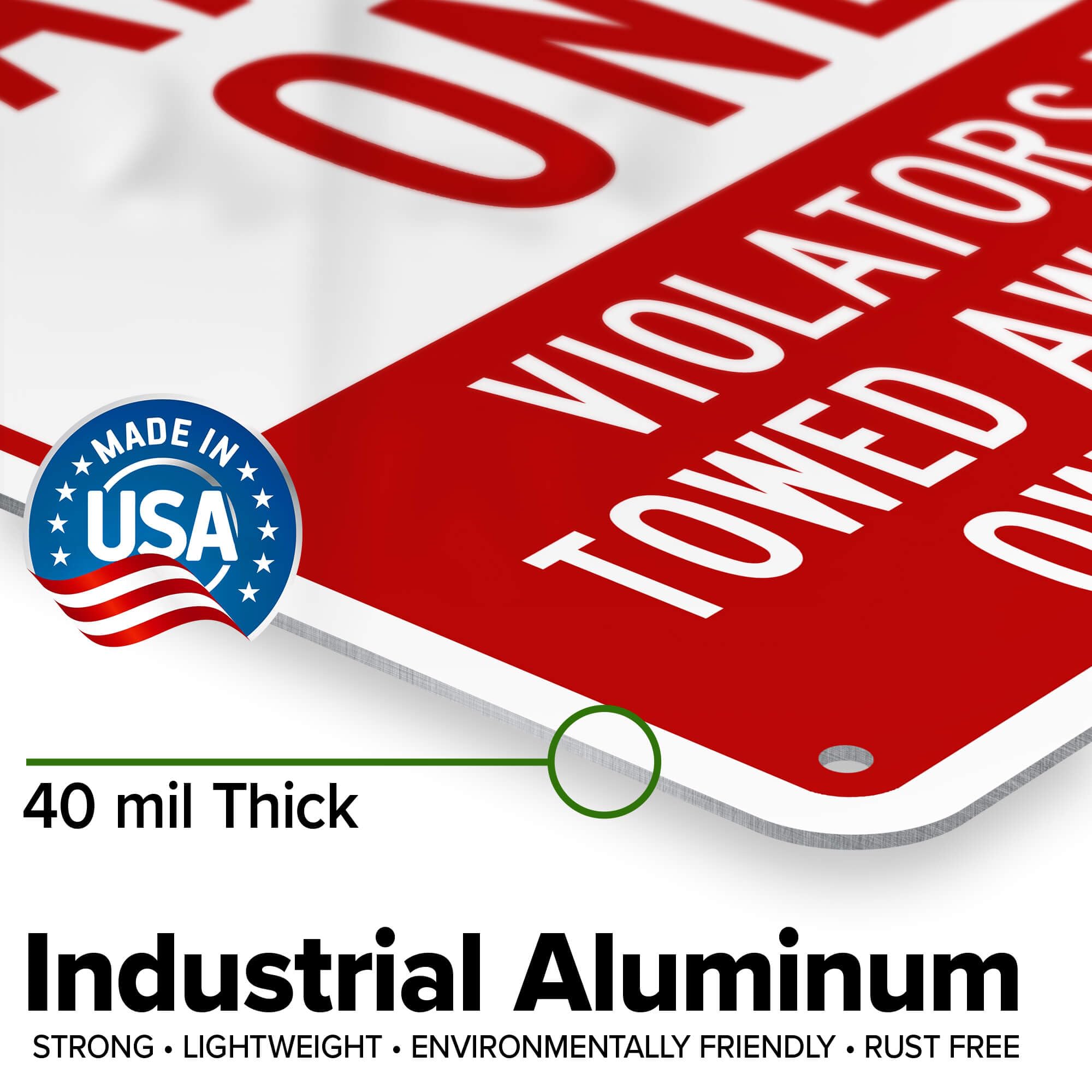 18 X 24 In. Designer Series Sign - Private Parking Violators Towed Away At Vehicle Owners Expense Green White 2fc0c937 5ed4 40bb A76d 09bb35db8d31.527e12075717241e307b04ca6dbb0cf3