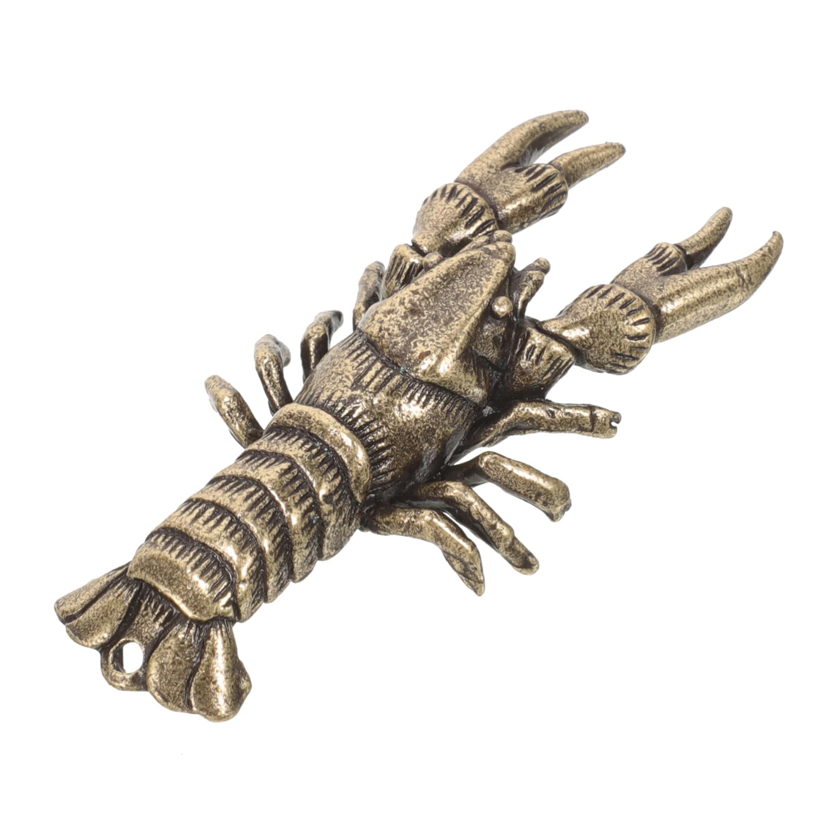 Amazon.co.jp: Gadpiparty レトロスルのリアルな小龍虾置物 アロイ製