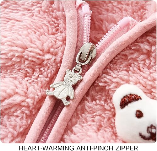 Miniatura 4 de Chaqueta de forro polar para bebé, ropa de vino para niña, abrigo para niños pequeños