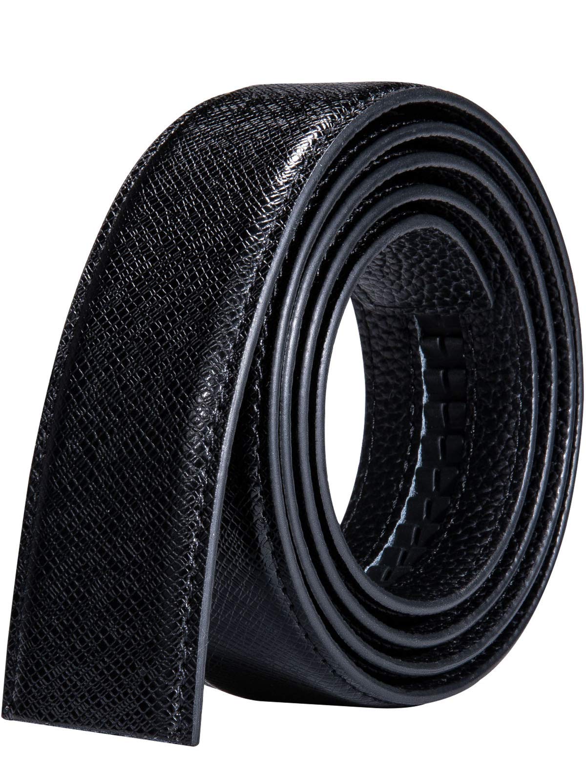 Barry.Wang 1 3/8" Leather Ratchet Belt Strap Replacement – Fits 40mm Slide Buckles, Trim To Fit - View #11