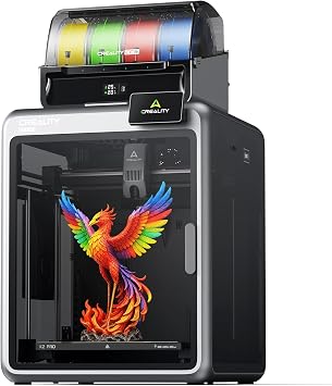 Creality K2 Pro A 3D Printer, Bundle with Creality CFS, 600mm/s Max High-Speed Printing, Dual AI Camera, Fully Assembled Auto Leveling, 300x300x300mm Large Print Volume, for Pros & Hobbyists