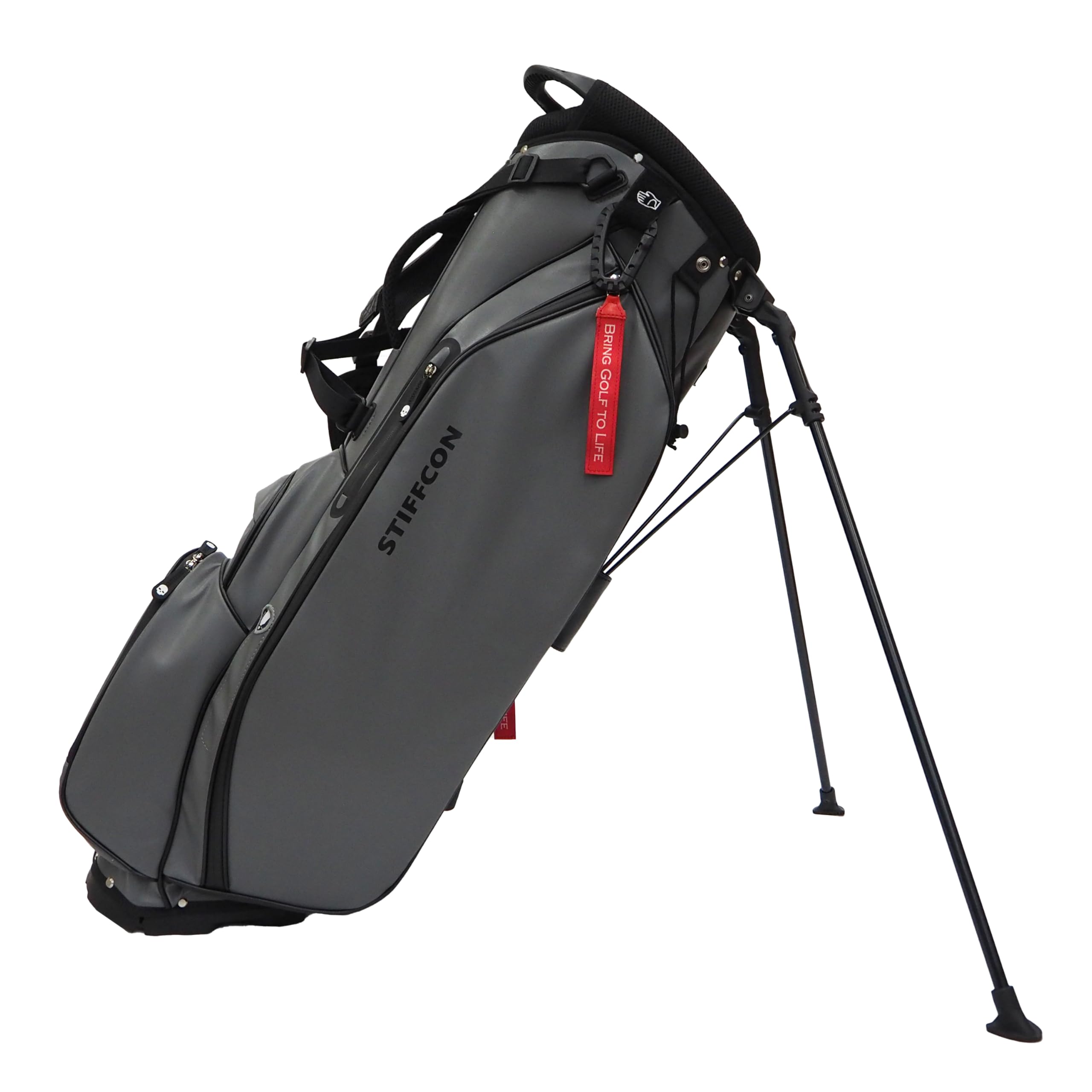 Amazon | GOLF STAND BAG_PLAIN GRAY/スタンドキャディバッグ プレーン