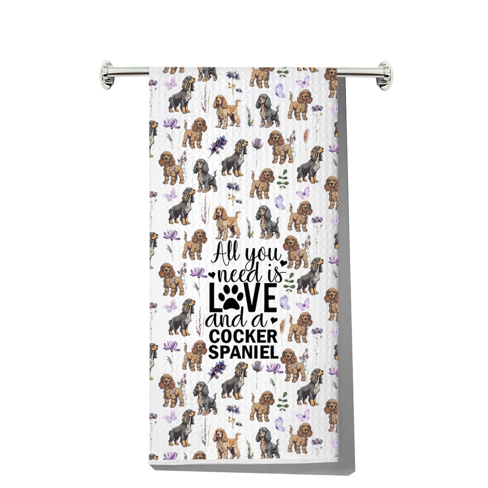 Serviette de cuisine Cocker Spaniel Cadeaux idéal pour les amateurs