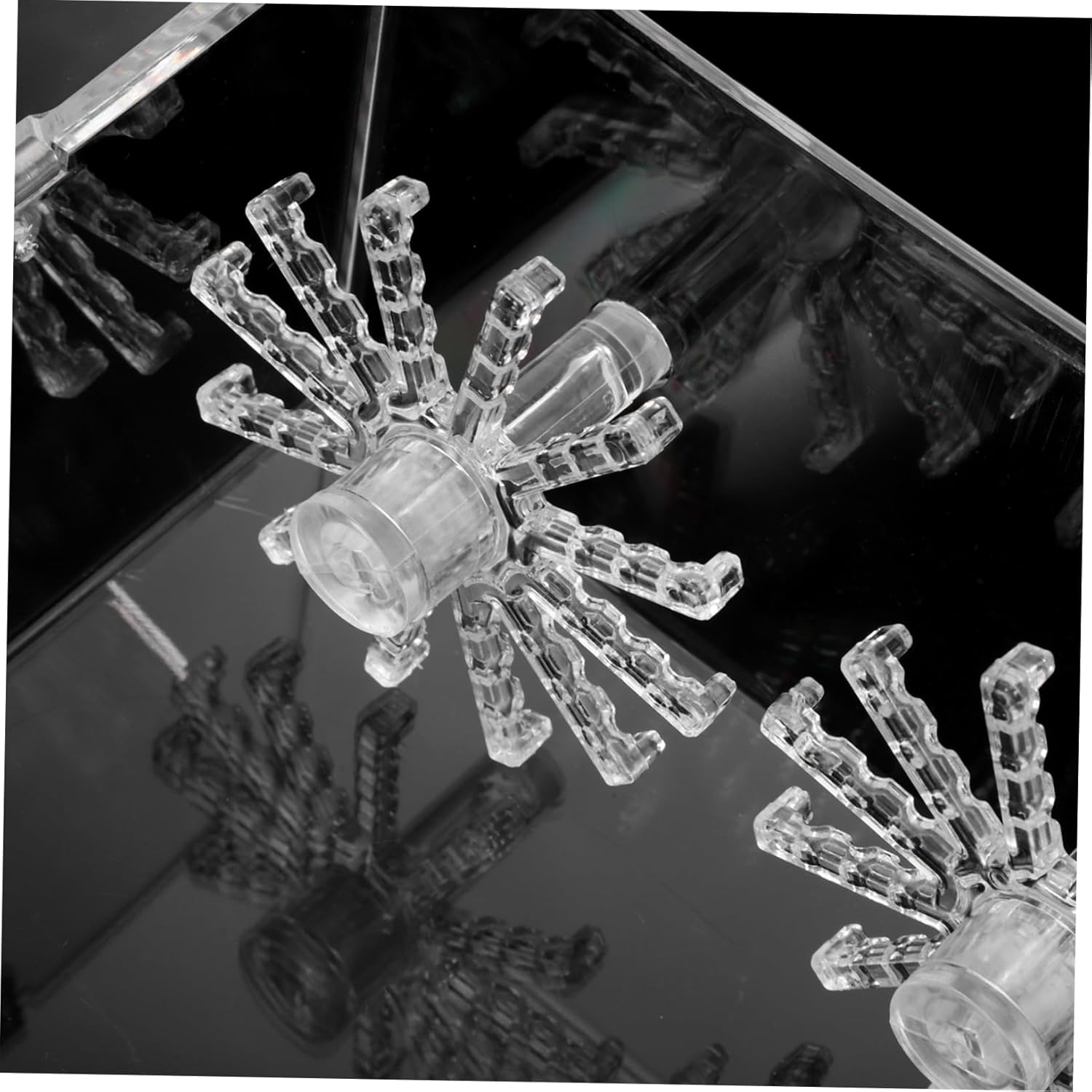 Rotating Jewelry Organizer Transparent Necklace Holder Stand with Velvet Ring Display Convenient Storage for Bracelets Pendants Earrings for Home Travel