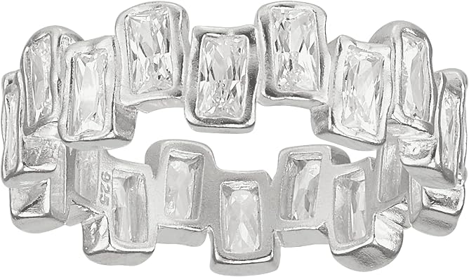 Silpada The Little Things Cubic Zirconia Ring in Sterling Silver