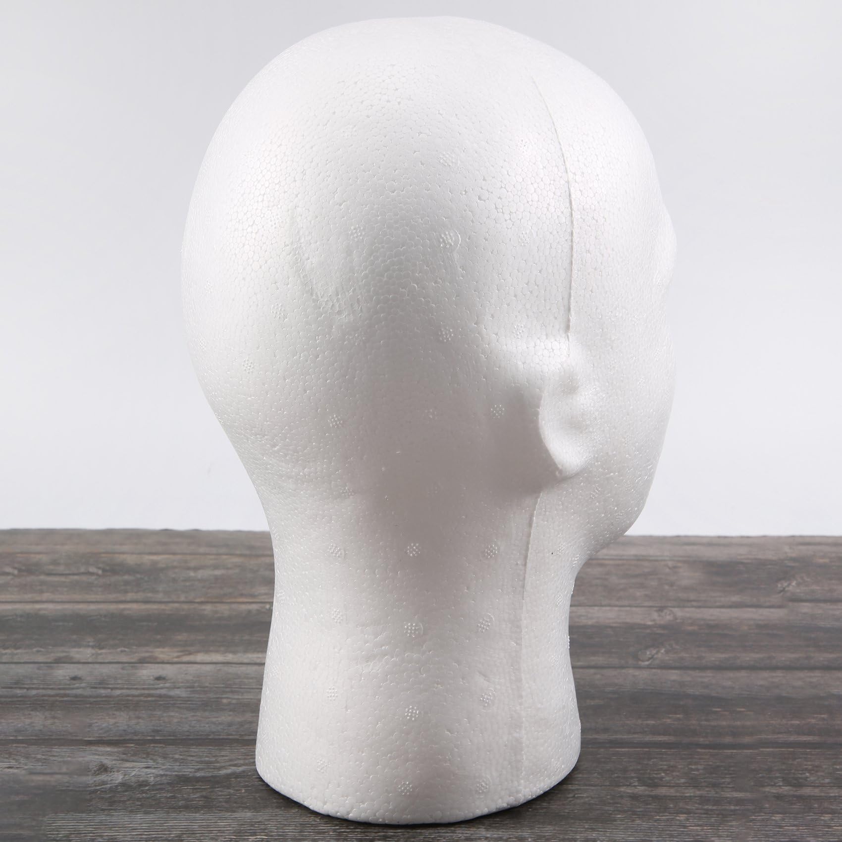 ZDSFSD Male Wig Display cosmetology Mannequin Stand Model Foam White, Height: 29cm, Waist: 54cm - Image 3