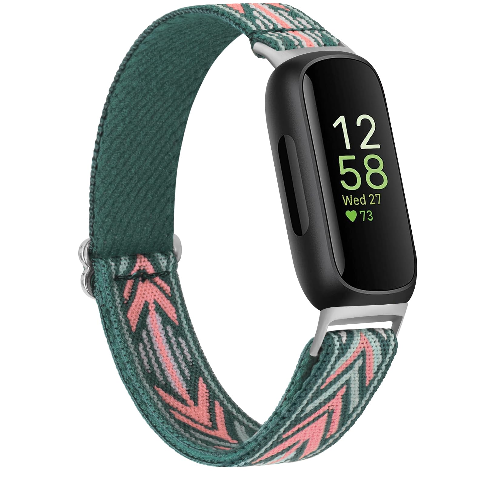 Vancle Bracelets En Nylon Pour Fitbit Inspire 3 Pour Homme Et Femme (Cape Code Bleu