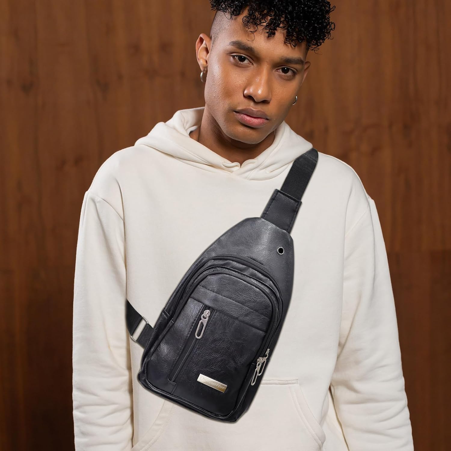 QuneusHot 2Pcs Sling Bags for Crossbody Small Leather Backpack Anti Theft Casual Chest Bag Travel Hiking for Men Women - Image 4