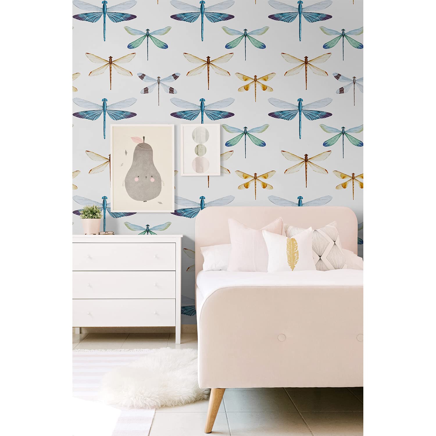 Papier peints decoration murale pour renover un mur abime de salon
