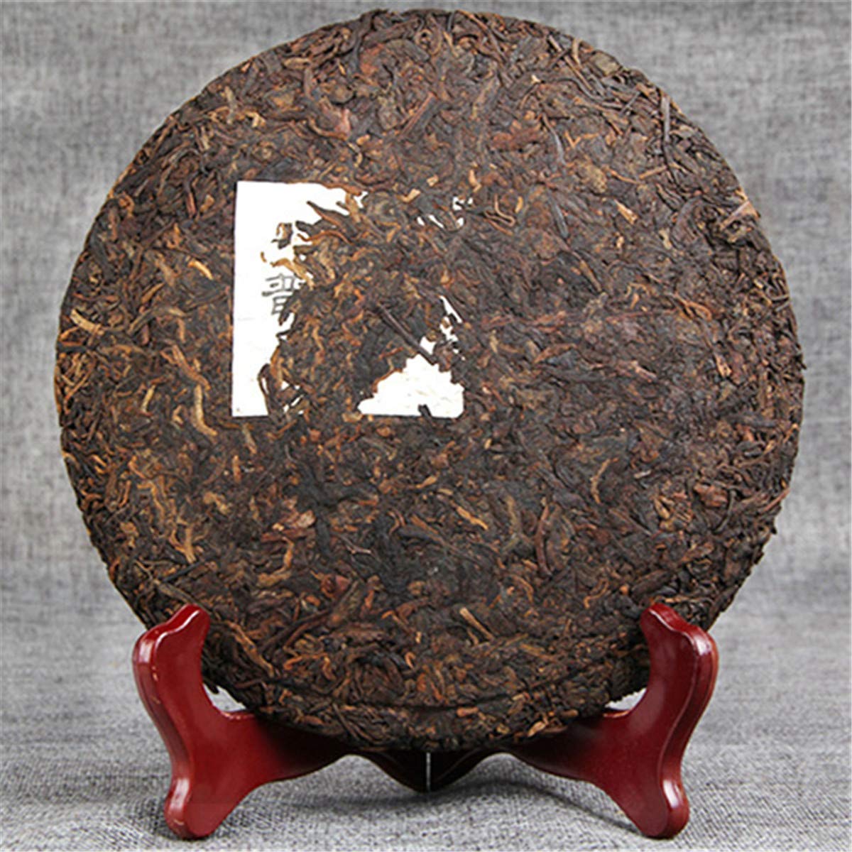 Té Pu'er Chino Menghai 357g - Pastel de Yunnan Cocinado Negro Maduro Shu Cha para el Cuidado de la Salud