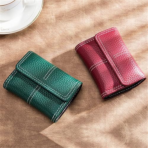 Miniatura 4 de HOUKAI Tarjetero para mujer, pequeño y minimalista, tarjeta de identificación para conducir, tarjeta de varias tarjetas