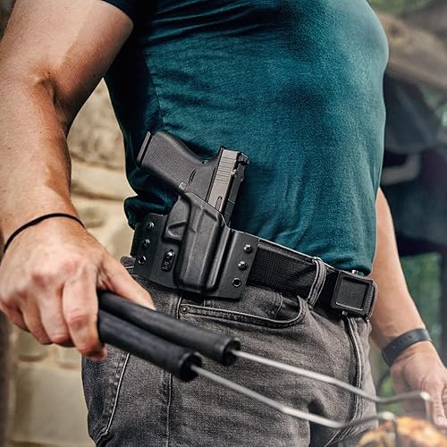 Miniatura 3 de Tulster Funda de contorno OWB en mano derecha se adapta a Sig Sauer P320 CompactCarryX-Series 940  Compatible con óptica fuera de la cintura Funda