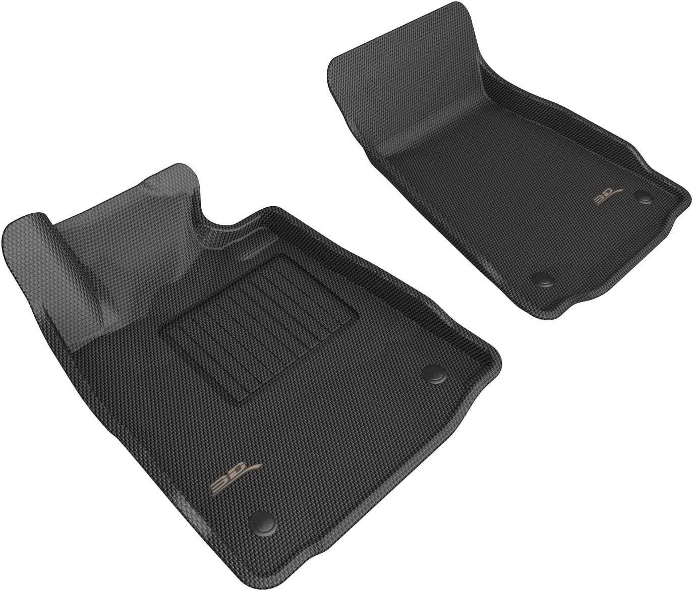 3D MAXpider Custom Fit Kagu Floor Mat (Black) Compatible with Nissan Z 2023-2026 - Front Row