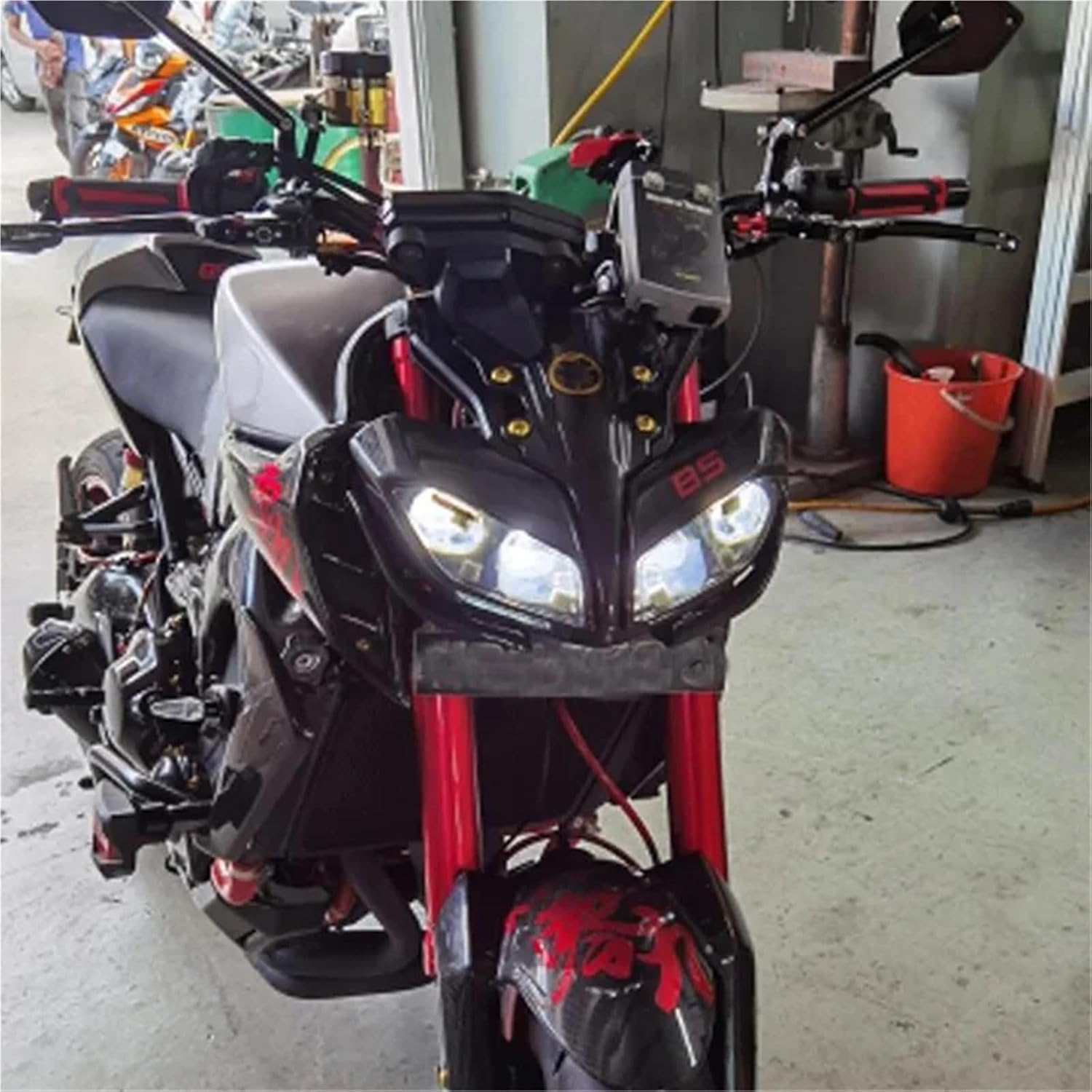 Headlight Motorcycle LED Lamp DRL 110W Bright Lights Bulb Compatible With YAMAHA MT 09 MT-09 FZ09 FZ 2018 2019 Motorcycle Parts