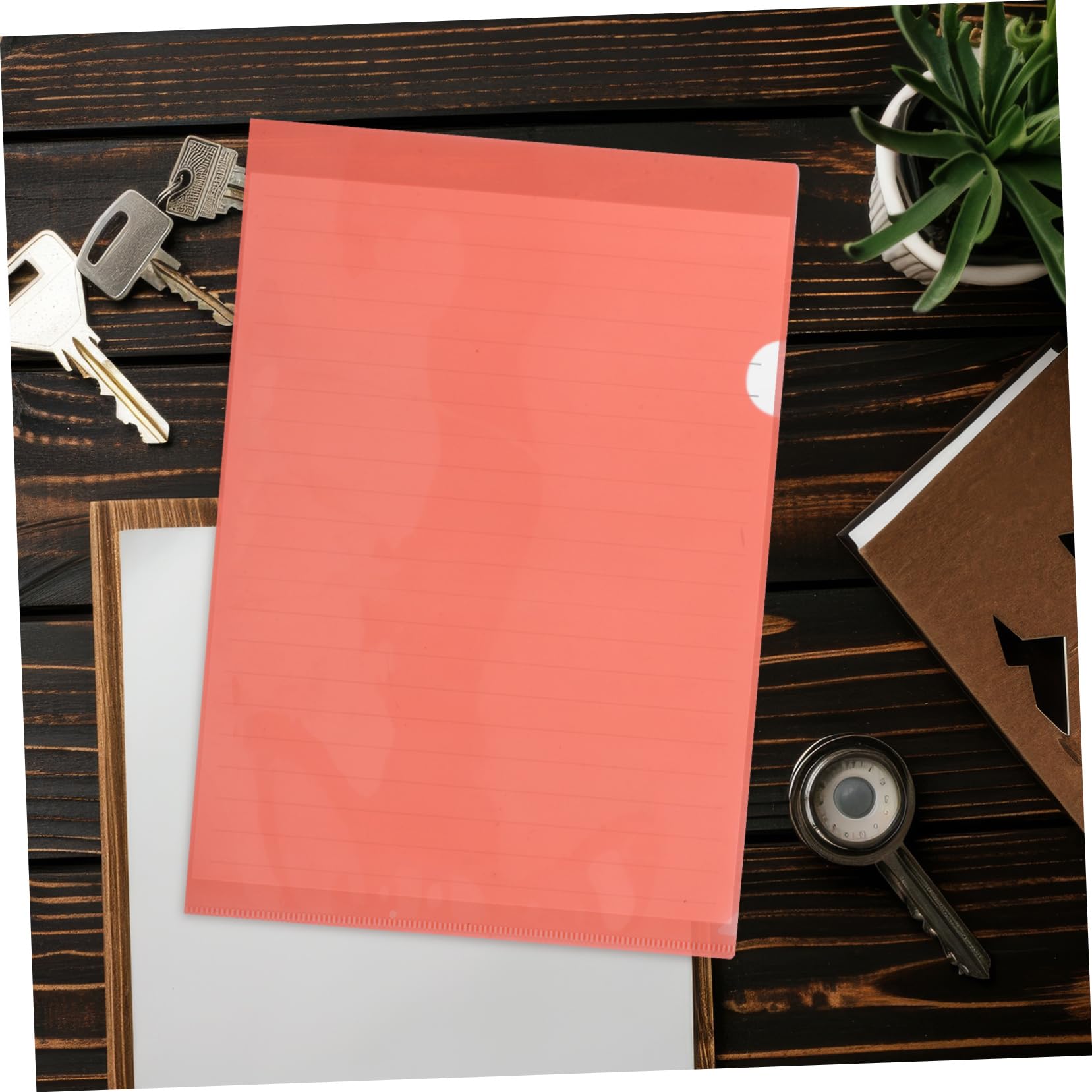 TEHAUX 36stücke Teilige Klarsichthüllen Plastikordner Din Transparente Dokumentenmappen Kunststoffmappen für Organisation und Schutz
