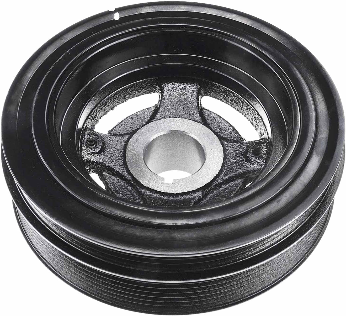 A-Premium Engine Harmonic Balancer Crankshaft Pulley Compatible with Hyundai Sonata 2011-2014 Sedan & Kia Optima 2011-2016 Sedan, DOHC L4 2.4L, Replace# 23124-2G700, 231242G700