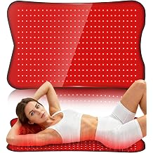 Red Light Therapy Mat for Body, Red Lights Pad with 660nm&850nm Infrared Light Therapy Mat, Chirstmas Birthday Festival Gift for Women Men Father Dad Mother Mom Lover Elderly 31.5*24