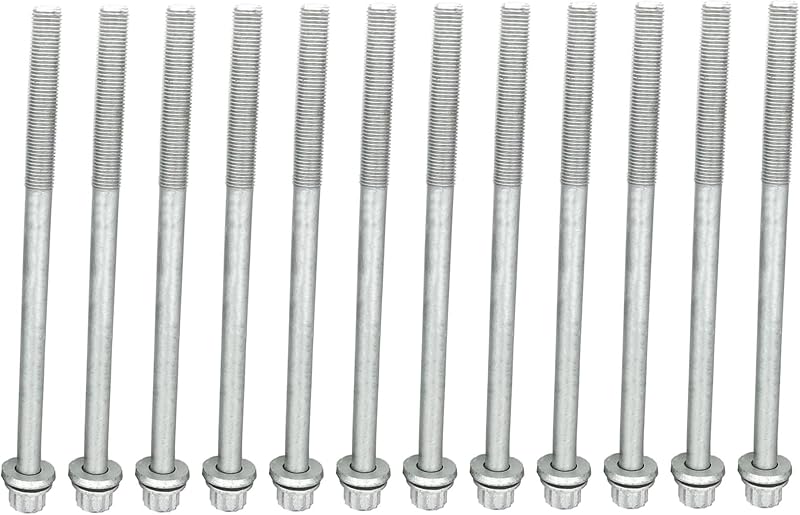Jogo de parafusos do cabeçote PartsFlow HB5220 ES72212 para Subaru e Saab – 1 unidade