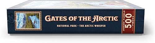 Miniatura 7 de MyPuzzle Gates of The Arctic National Park - The Arctic Whisper, póster de viaje vintage, rompecabezas prémium de 500 piezas para adultos