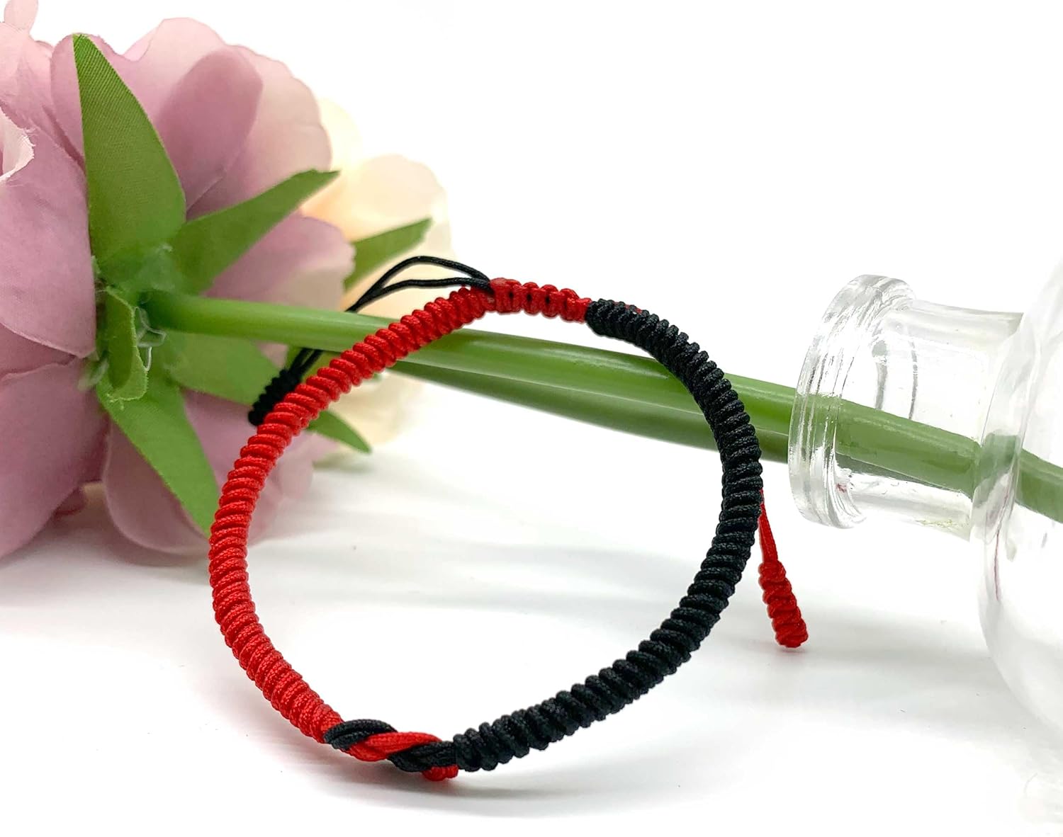 LAMIBEE Infinity Love Multicolor Bracelet for Men Women, Tibetan Lucky Amulet Knot Bracelet, Woven Thread String for Friend and Couple, Peace and Protection - Image 7