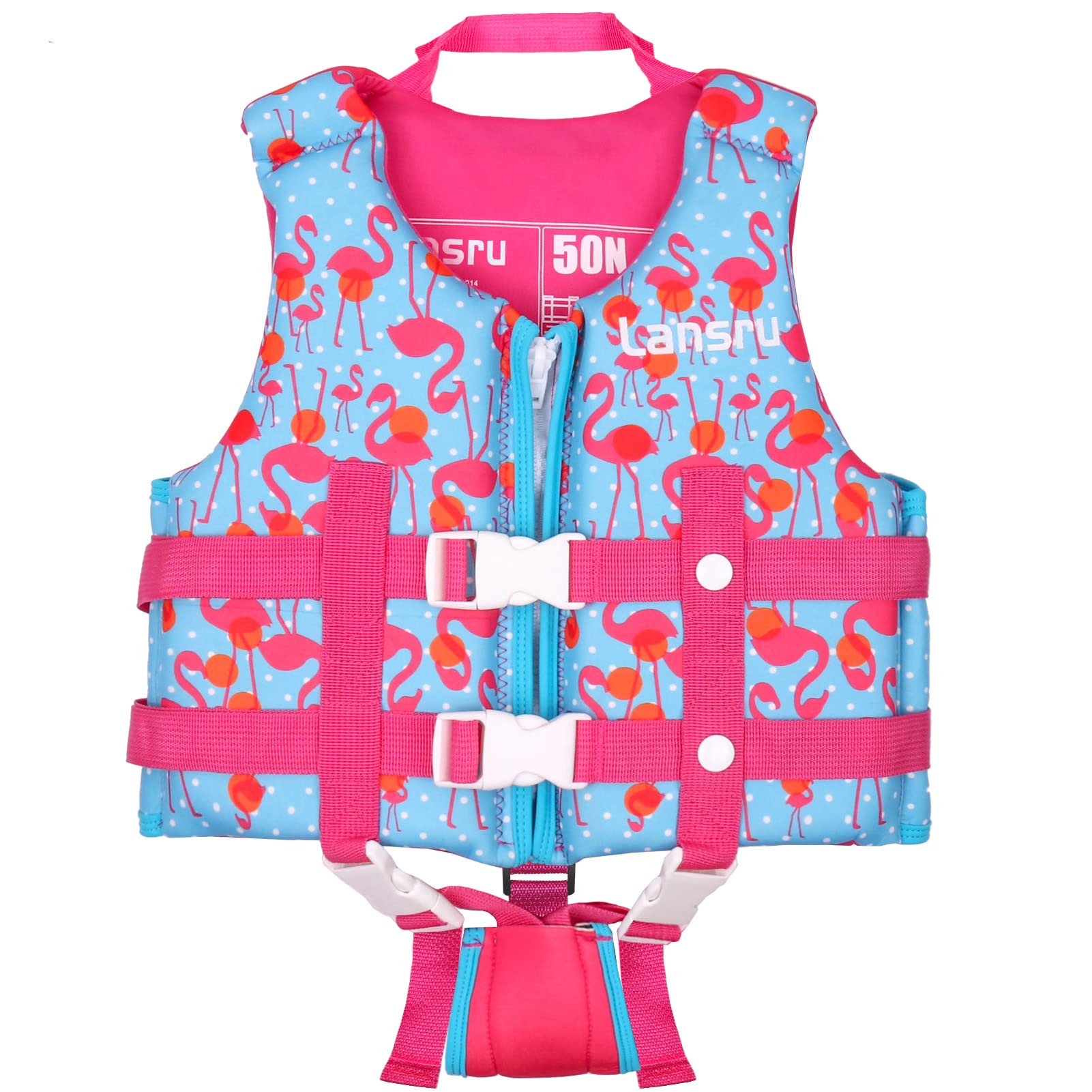 Bafeil Kids Swim Vest,Float Swimsuit for Toddlers,Kids Swimming Jacket with Adjustable Safety Strap?Summer Water Sport Swimming Training Surfing Assistance