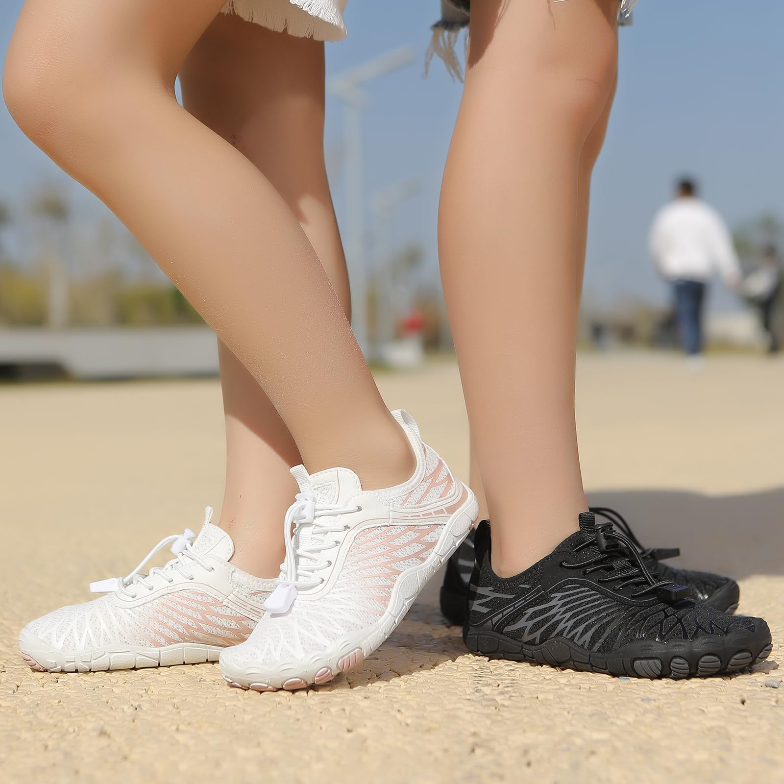 AONETIGER Zapatos descalzos para niños, transpirables, de secado rápido, antideslizantes, tallas 26-35