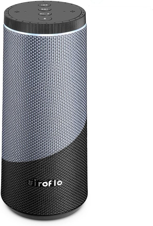 Smart Speaker with Amazon Alexa, Multi-Room Audio Bluetooth Speaker with WiFi Compatibility for Streaming Music, Smart Home Control