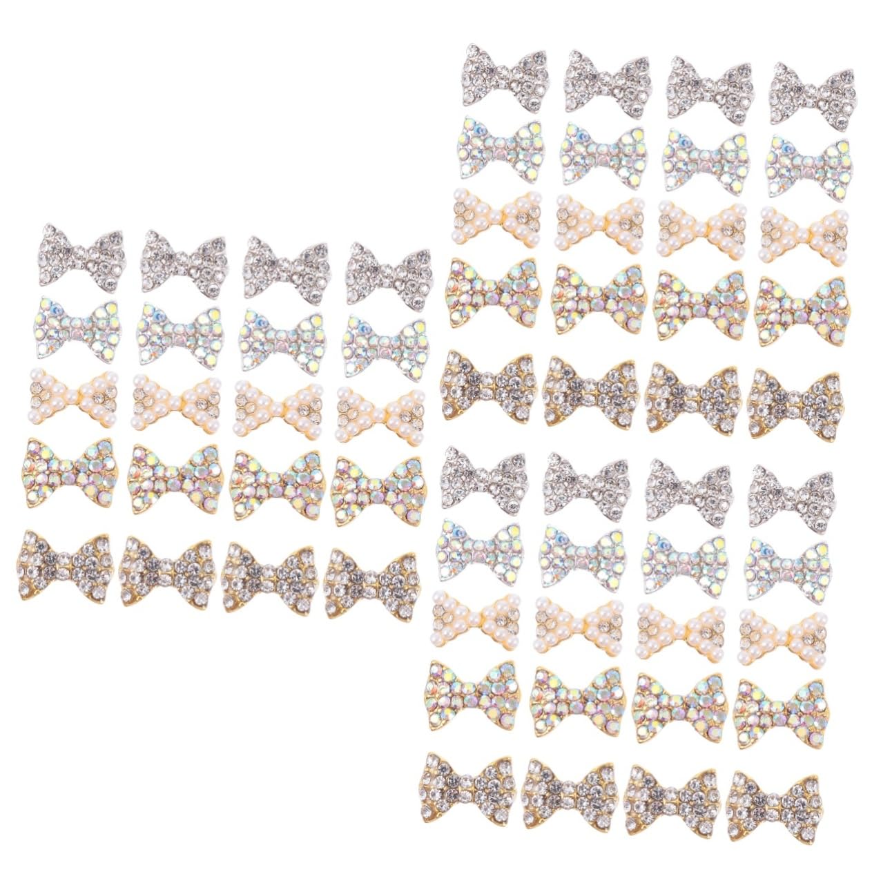150 Piezas Joyas De De Uñas Amuletos Para Perforar Uñas Piercings Joyería Pedrería Del Arte Del Clavo De Uñas Cuentas De Uñas Para Uñas Encantos Metal
