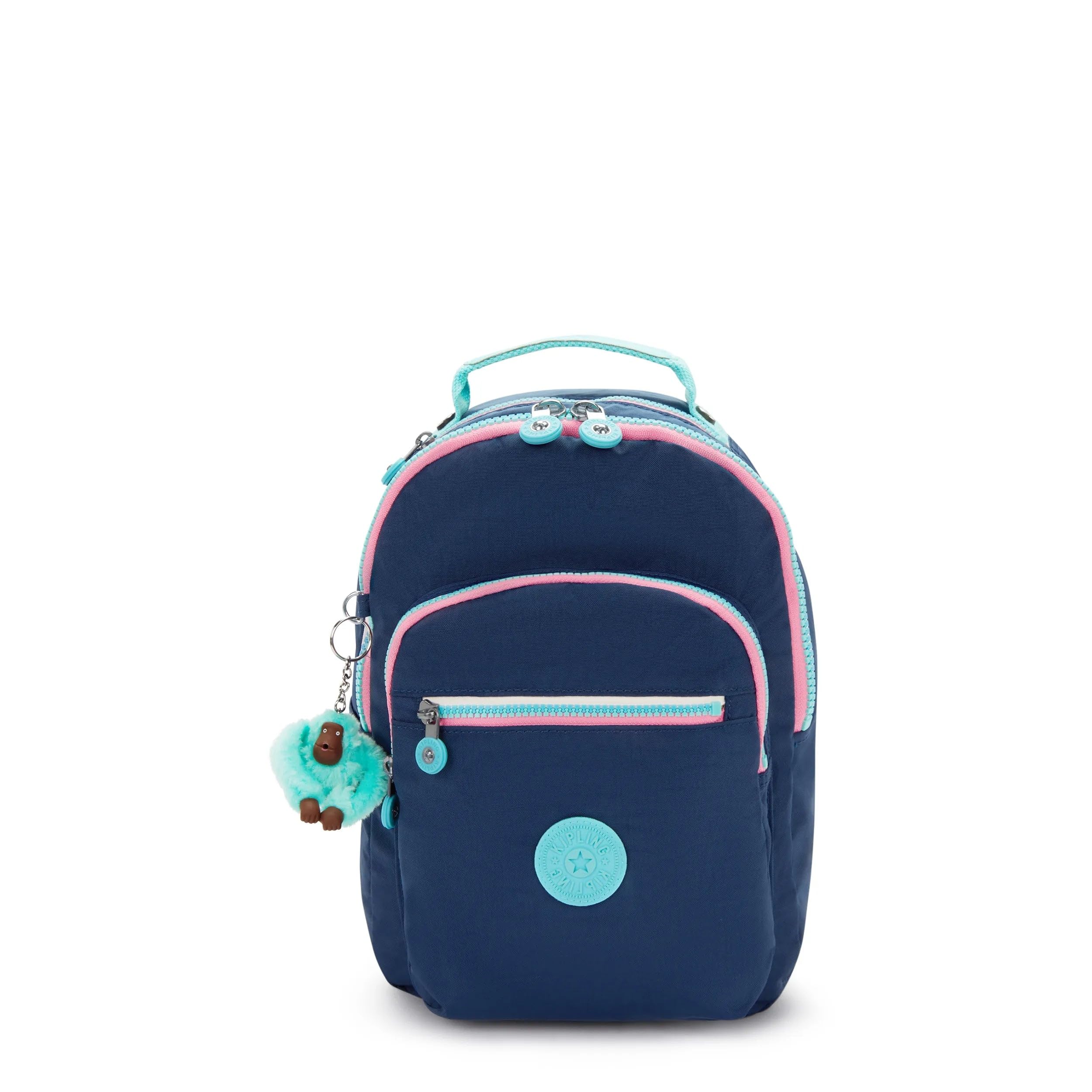 Kipling Mochila Seoul S BTS para mujer, Resort Navy, 10''L x 13.75''H x 6.25''D, Kipling Mochila Seoul S Bts para mujer