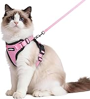 Vista 70 de rabbitgoo Cat Harness and Leash for Walking, Escape Proof Soft Adjustable Vest Harnesses for Cats, Easy Control Breathable Reflective Strips Jacket
