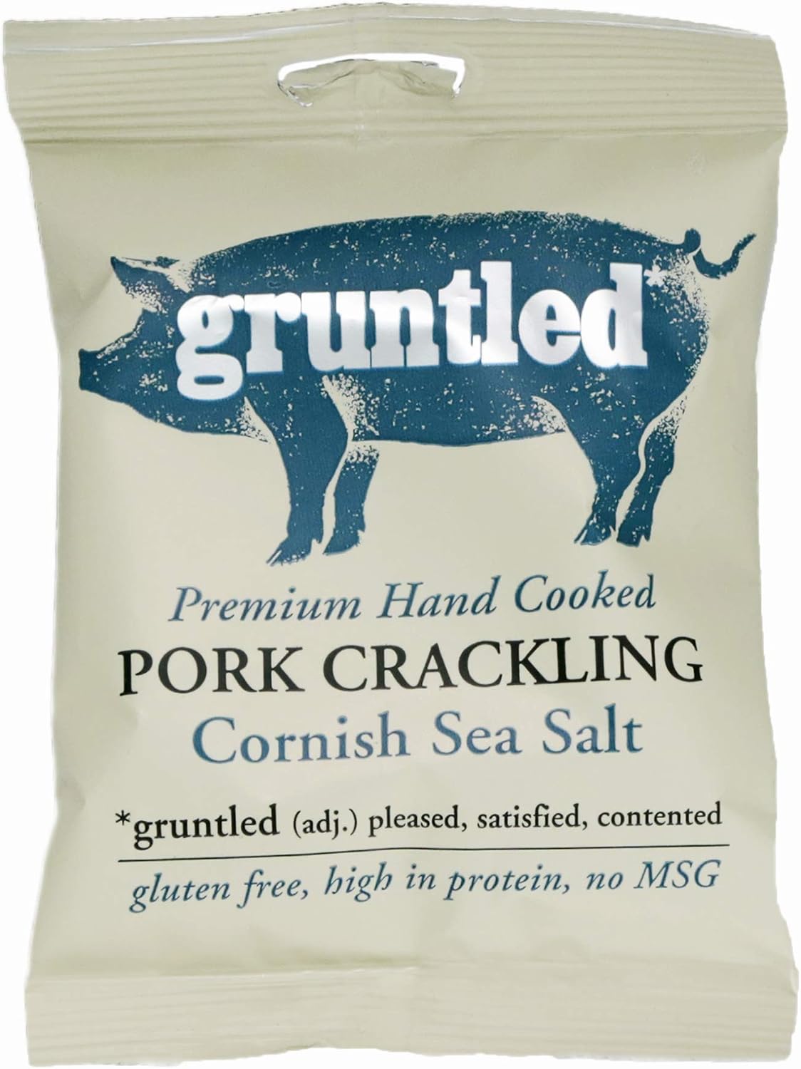 Gruntled Gruntled Gruntled Premium Pork Crackling Cornish Sea Salt, 20 x 35g ...