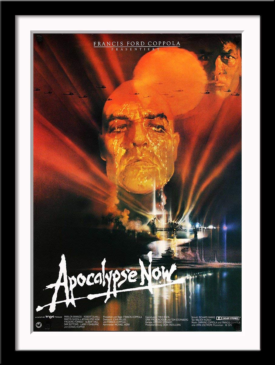 Tallenge - Apocalypse Now - Marlon Brando - Francis Ford Copolla Directed Hollywood Vietnam War Movie Poster- Large Framed Poster(Paper,20 x 30 inches, MultiColour)