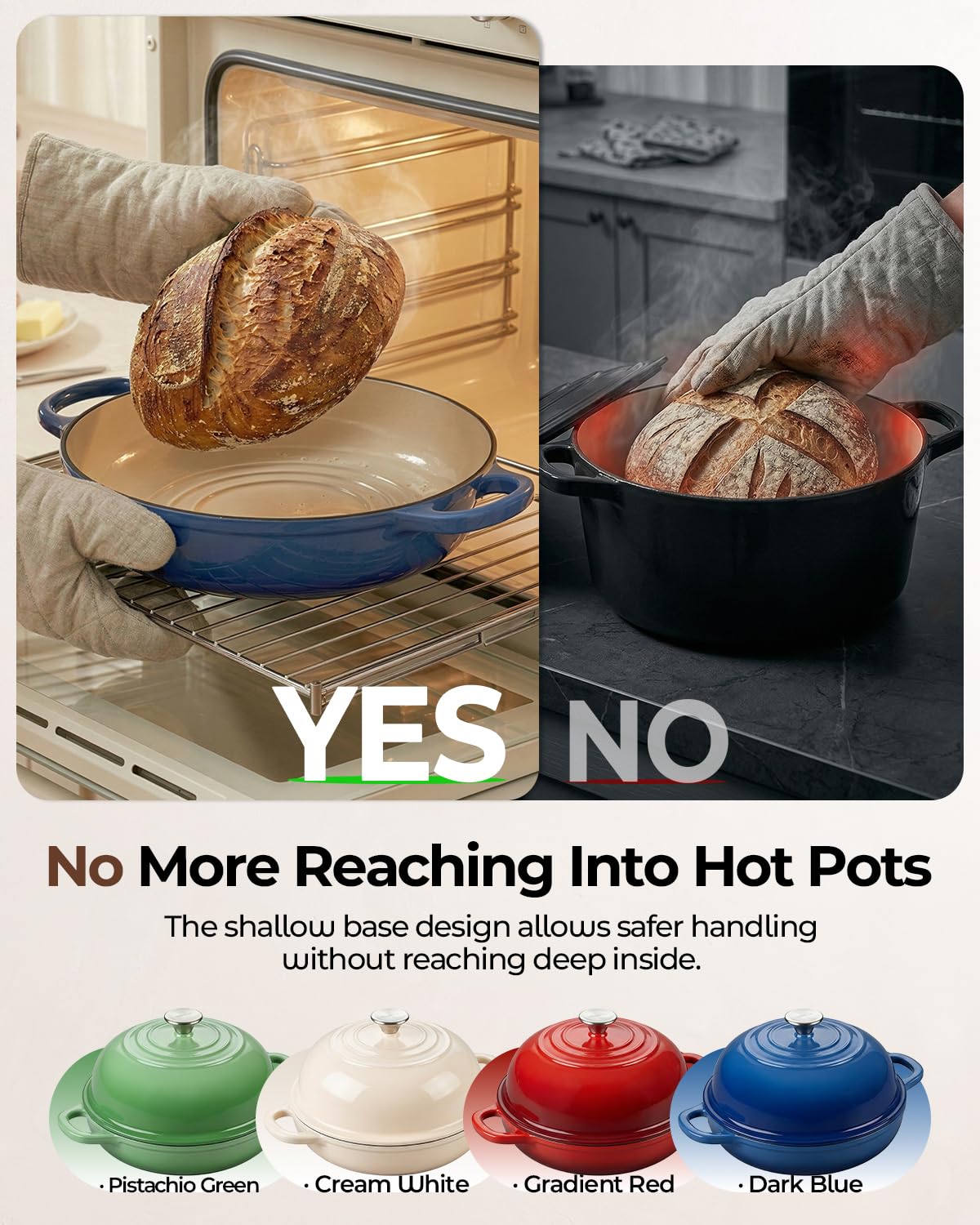 Enameled Cast Iron Sourdough Oven - Perfect Loaves! -6 Enameled Cast Iron Sourdough Oven - Perfect Loaves! -6