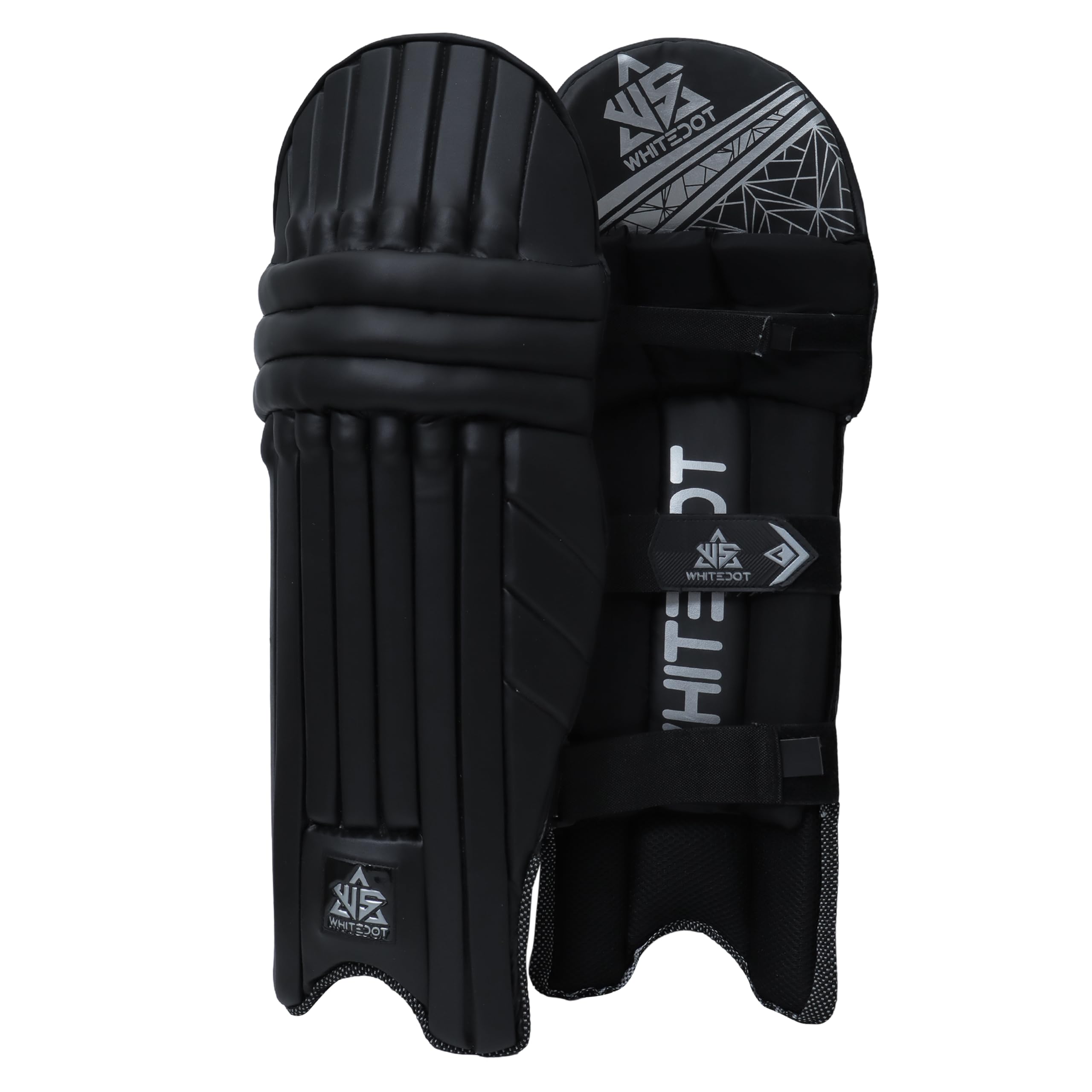 Whitedot PU Eleanor Cricket Batting Pad, Suitable for Mens Left Hand, Black-image-14