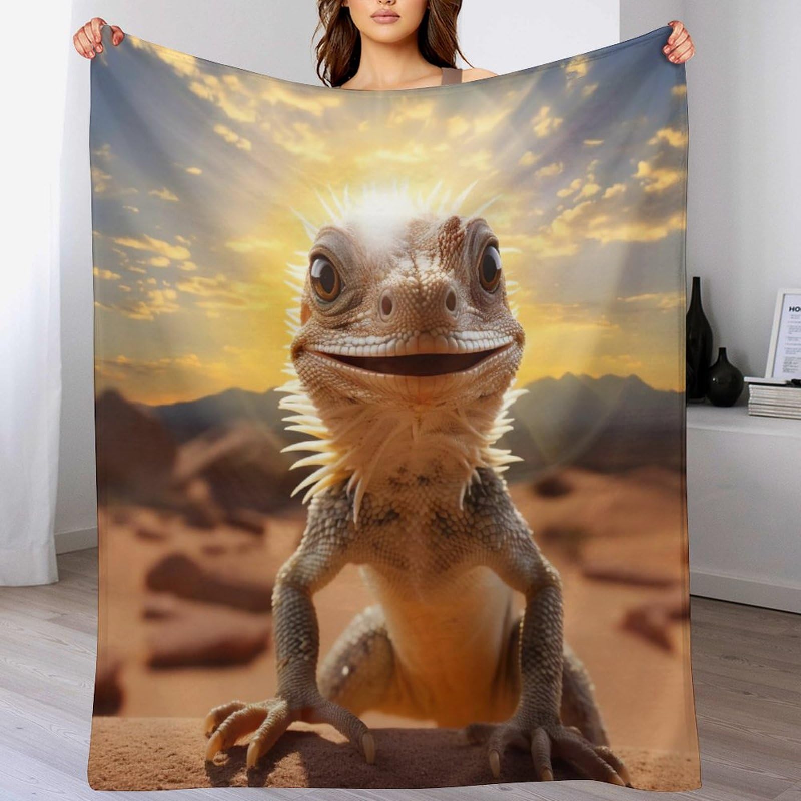 Couverture moelleuse caméléon pour vos soirées cocooning et moments de détente sur le canapé