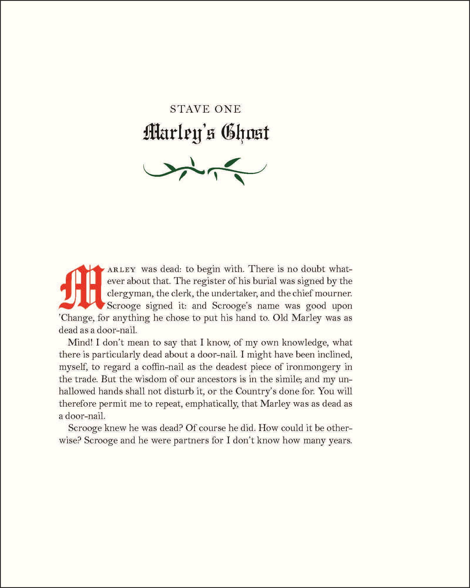 A Christmas Carol: Being a Ghost Story of Christmas (Deluxe Illustrated Leatherbound Edition) - Image 4