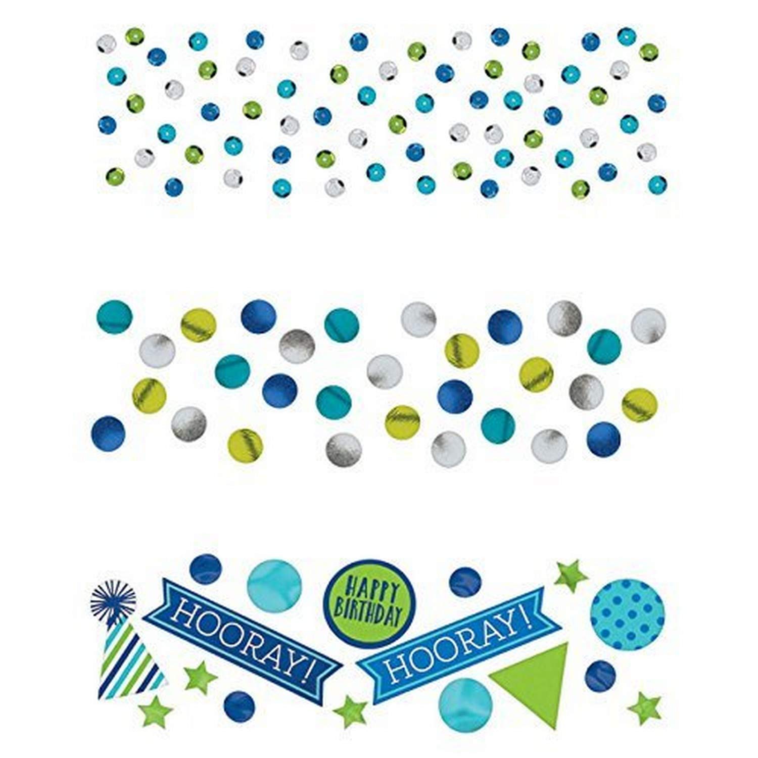 Amscan 360218 Poppers Value Pack Confeti, 1.2 onzas, multicolor