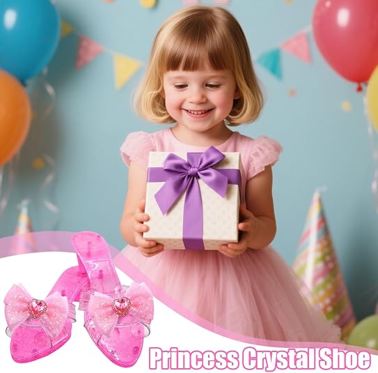 Xijobido Zapatos De Princesa - Accesorios Fotográficos Zapatillas De,Tacones Altos para Cosplay para Actividades De Día De Personajes Escolares, Planificadores De Fiestas, Entusiastas De