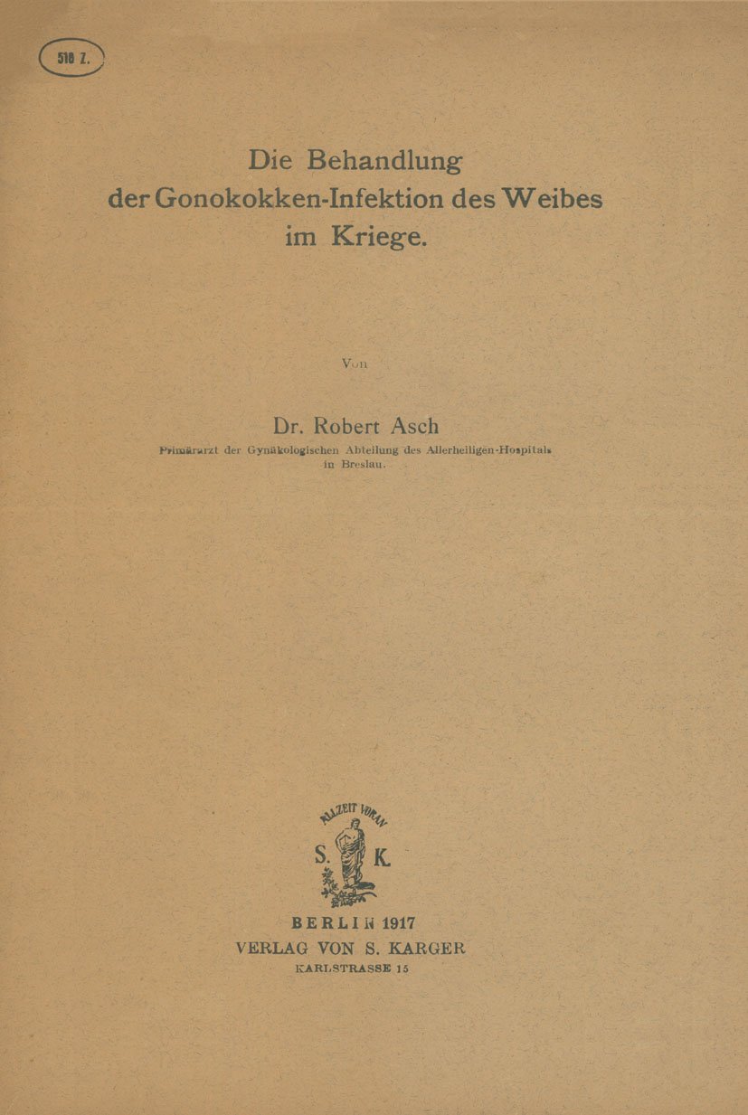 Die Behandlung der Gonokokken-Infektion des Weibes im Kriege (German Edition)      [Print Replica] Kindle Edition