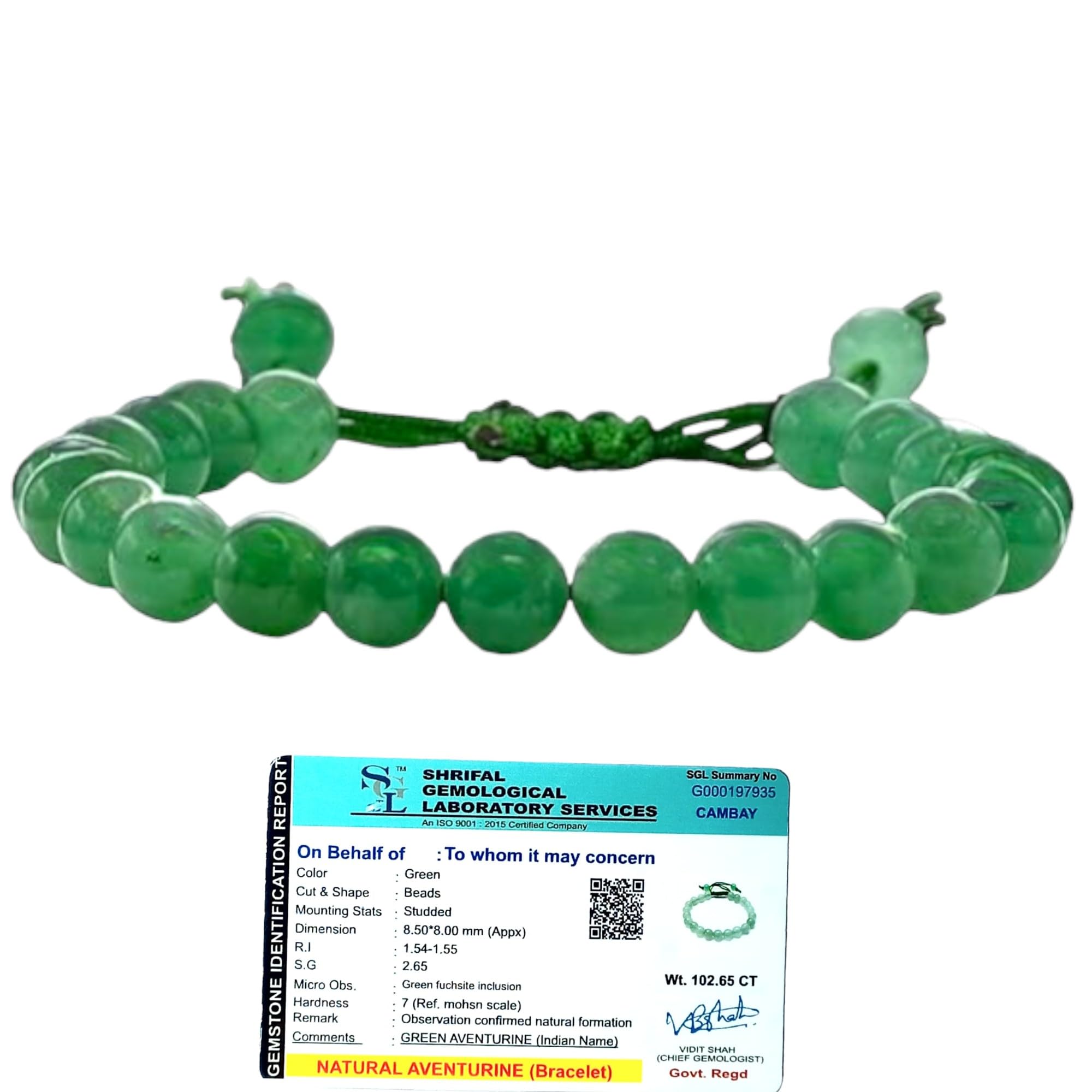 Divine Spirituals Natural Green Aventurine Bracelet Lab-Certified 8mm Adjustable Thread Unisex Authentic Crystal Bracelet (B0CWGZDFSX) Amazon Price History, Amazon Price Tracker