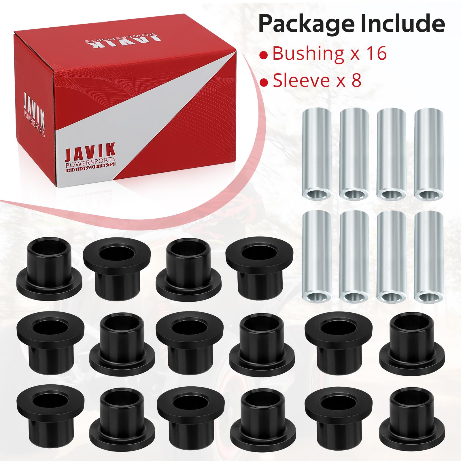 Kit de bagues de bras pour Can Am Bombardier Outlander Renegade 330 400 450 500 570 650 800 850 1000 2003-2023, OEM # 703500875 706202088