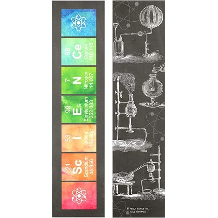 Amazon.com : Chemistry Science Periodic Table Paper Bookmarks for Class ...
