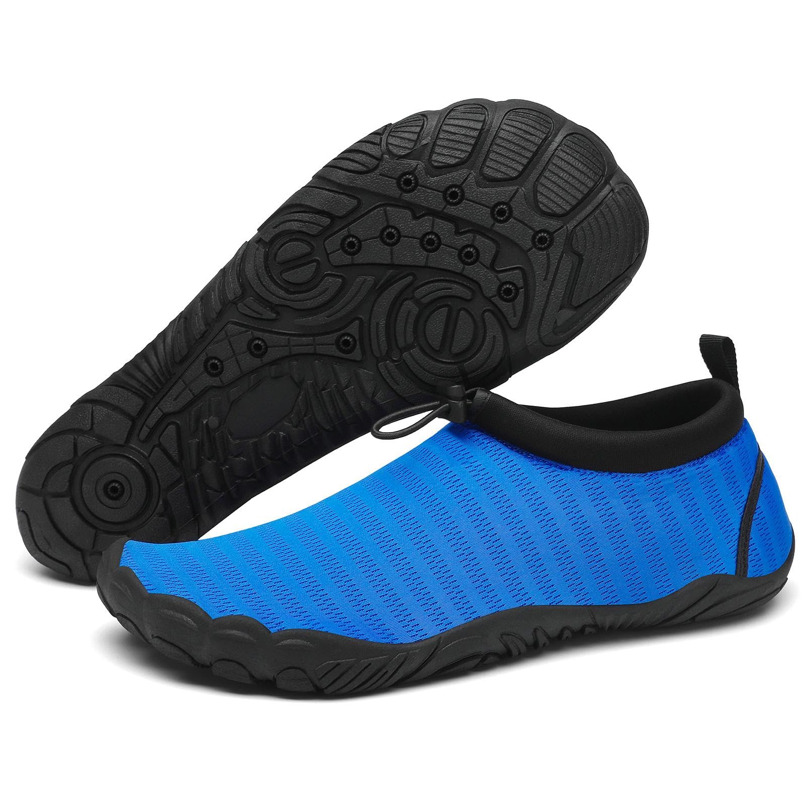 Mishansha Womens Mens Water Swim Shoes Wide Toe Box Barefoot Shoes US Size 5.5-13.5 Women / 3-11.5 Men