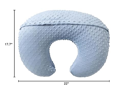 Miniatura 8 de Almohada de lactancia y posicionador corporal con funda de primera calidad para lactancia materna para bebés, niños y niñas, almohada de