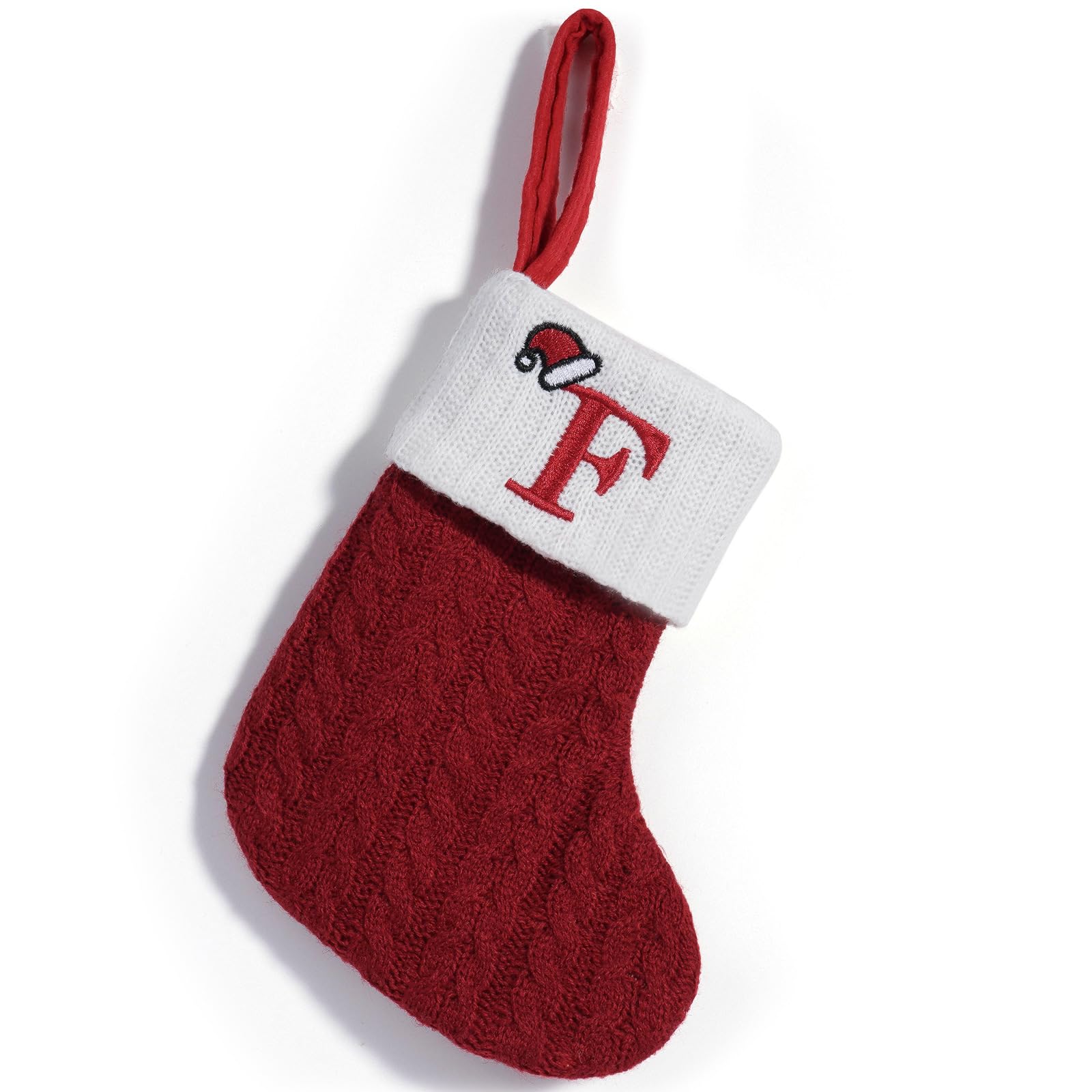 Limtula Individualized Knitted Holiday Alphabets Stocking Decorations User Friendly Sturdy Bags Unique Ornament