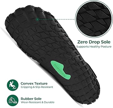 Barefoot Hombre Mujer Zapatillas Minimalistas para Zero Drop Soles y Wide Tox Box,Gr.35-48 EU4